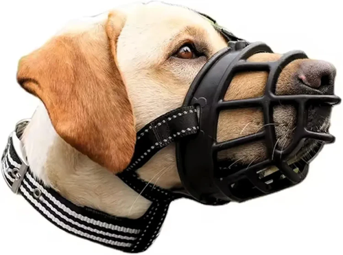 پوزهبند سگ Pets Empire سیلیکونی سبدی سایز XXL | نرم، تنفسپذیر و ضد گازگرفتگی | مناسب سگهای نژاد بزر