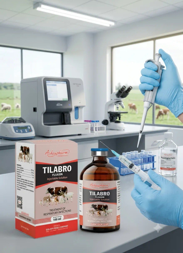 داروی تخلیه مخاط بینی حیوانات TILABRO | درمان گرفتگی و ترشحات تنفسی دام