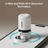 غذادهنده اتوماتیک گربه PETLIBRO PLAF103 | مخزن غذای خشک هوشمند با WiFi، کنترل اپلیکیشن و کاسه استیل
