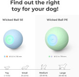 توپ هوشمند Cheerble Wicked Ball SE | اسباببازی تعاملی سگ با ۳ حالت بازی و LED