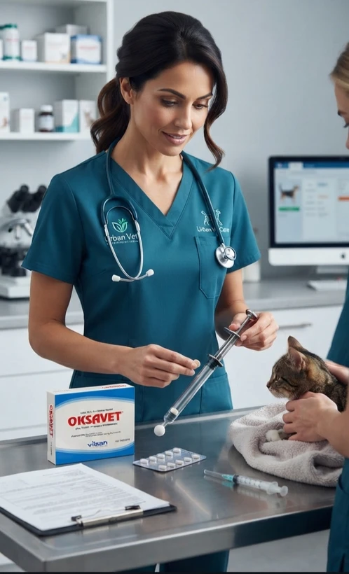 قرص ضد انگل دامپزشکی OKSAVET اوکسوت | محصول شرکت Vilsan Pharmaceutical
