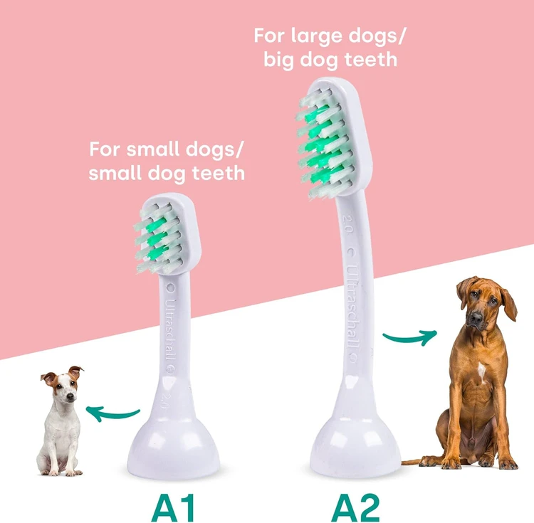 ست مسواک اولتراسونیک Emmi-Pet2 – مراقبت بیصدا از دندان سگ و گربه